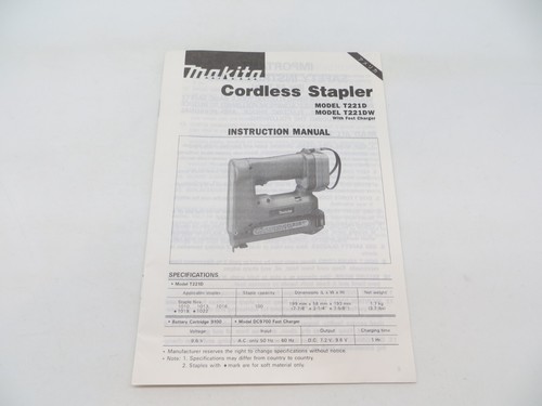 Makita tool cucitrice manuale - makita,